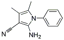 2-AMINO-4,5-DIMETHYL-1-PHENYL-1H-PYRROLE-3-CARBONITRILE Struktur