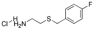 2-[(4-FLUOROBENZYL)SULFANYL]ETHYLAMINE HCL Struktur