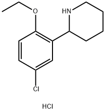 2-(5-CHLORO-2-ETHOXYPHENYL)PIPERIDINE HYDROCHLORIDE Struktur