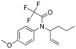 2,2,2-TRIFLUORO-N-(4-METHOXY-PHENYL)-N-(1-VINYL-BUTYL)-ACETAMIDE Struktur