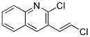 2-CHLORO-3-((E)-2-CHLORO-VINYL)-QUINOLINE Struktur