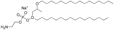 1,2-O-O-DIHEXADECYL-RAC-GLYCERO-3-PHOSPHOETHANOLAMINE SODIUM SALT Struktur