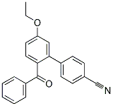 2'-BENZOYL-5'-ETHOXYBIPHENYL-4-CARBONITRILE Struktur