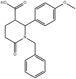 1-ベンジル-2-(4-メトキシフェニル)-6-オキソ-3-ピペリジンカルボン酸 price.