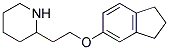 2-[2-(2,3-DIHYDRO-1H-INDEN-5-YLOXY)ETHYL]-PIPERIDINE Struktur