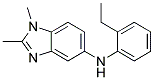 (1,2-DIMETHYL-1H-BENZOIMIDAZOL-5-YL)-(2-ETHYL-PHENYL)-AMINE Struktur