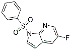 1-BENZENESULFONYL-5-FLUORO-1H-PYRROLO[2,3-B]PYRIDINE Struktur