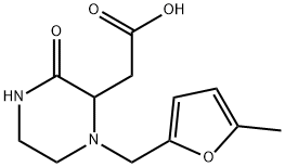 [1-(5-METHYL-FURAN-2-YLMETHYL)-3-OXO-PIPERAZIN-2-YL]-ACETIC ACID Struktur