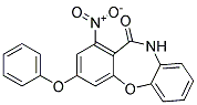 1-NITRO-3-PHENOXYDIBENZO[B,F][1,4]OXAZEPIN-11(10H)-ONE Struktur