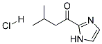 1-(1H-IMIDAZOL-2-YL)-3-METHYL-BUTAN-1-ONE HCL Struktur