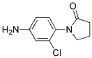 1-(4-AMINO-2-CHLOROPHENYL)PYRROLIDIN-2-ONE Struktur