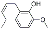 2-METHOXY-6-((Z)-PENT-2-ENYL)-PHENOL Struktur