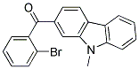 (2-BROMO-PHENYL)-(9-METHYL-9H-CARBAZOL-2-YL)-METHANONE Struktur