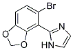 2-(5-BROMO-BENZO[1,3]DIOXOL-4-YL)-1H-IMIDAZOLE Structure