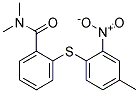 2-[(4-METHYL-2-NITROPHENYL)THIO]-N,N-DI-METHYLBENZAMIDE Struktur