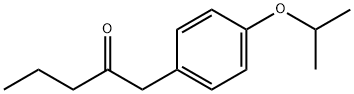 1-(4-ISOPROPOXY-PHENYL)-PENTAN-2-ONE Struktur