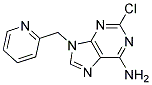 2-CHLORO-9-PYRIDIN-2-YLMETHYL-9H-PURIN-6-YLAMINE Struktur