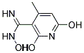 2,6,N-TRIHYDROXY-4-METHYL-NICOTINAMIDINE Struktur