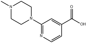 2-(4-METHYL-PIPERAZIN-1-YL)-ISONICOTINIC ACID Struktur