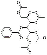 1,2,4,6-TETRA-O-ACETYL-3-O-BENZOYL-D-GLUCOPYRANOSE Struktur