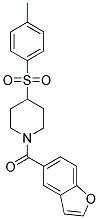 1-(1-BENZOFURAN-5-YLCARBONYL)-4-[(4-METHYLPHENYL)SULFONYL]PIPERIDINE Struktur