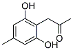 2,6-DIHYDROXY-4-METHYLPHENYLACETONE Struktur
