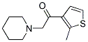 2-(2-METHYL-THIOPHEN-3-YL)-1-PIPERIDIN-1-YL-ETHANONE Struktur