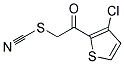 2-(3-Chlorothien-2-yl)-2-oxoethyl thiocyanate Struktur