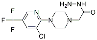 2-{4-[3-Chloro-5-(trifluoromethyl)pyridin-2-yl]piperazin-1-yl}acetohydrazide Struktur