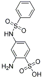 2-amino-4-(phenylsulfonamido)benzenesulfonic acid Struktur