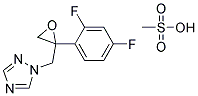 1-[2-(2,4-Difluorophenyl)-2,3-Epoxypropyl]-1H-1,2,4-Triazole Methanesulfonate Struktur