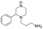 1-piperazinepropanamine, -phenyl- Struktur