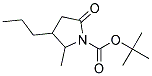 2-METHYL-5-OXO-3-PROPYLPYRROLIDINE-1-CARBOXYLIC ACID TERT-BUTYL ESTER Struktur