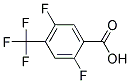 2,5-Difluoro-4-(trifluoromethyl)benzioc acid Struktur