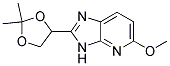 2-(2,2-dimethyl-1,3-dioxolan-4-yl)-5-methoxy-3H-imidazo[4,5-b]pyridine Struktur