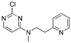 2-chloro-N-methyl-N-(2-pyridin-2-ylethyl)pyrimidin-4-amine Struktur