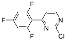 2-Chloro-4-(2,4,6-trifluoro-phenyl)-pyrimidine Struktur