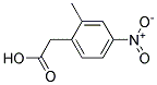 2-Methyl-4-Nitrophenylacetic Acid Struktur