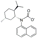 (-)-(1A,2B,5A)-2-ISOPROPYL-5-METHYLCYCLOHEXYL(1-NAPHTHYL)CARBAMATE Struktur