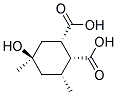 (1A,2A,3A,5A)-5-HYDROXY-3,5-DIMETHYL-1,2-CYCLOHEXANEDICARBOXYLICACID Struktur