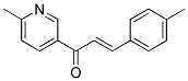 1-(6-METHYL-3-PYRIDYL)-3-(P-TOLYL)-2-PROPEN-1-ONE Struktur