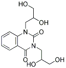 1,3-BIS(2,3-DIHYDROXYPROPYL)-2,4(1H,3H)-QUINAZOLINEDIONE Struktur