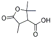 2,2,4-TRIMETHYL-5-OXOTETRAHYDRO-3-FURANCARBOXYLICACID Struktur