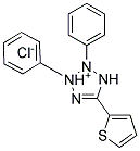 2,3-DIPHENYL-5-(2-THIENYL)-2H-TETRAZOLIUMCHLORIDE Struktur