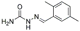 2,5-DIMETHYLBENZALDEHYDESEMICARBAZONE Struktur