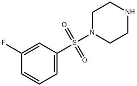 1-(3-Fluoro-benzenesulfonyl)-piperazine Struktur