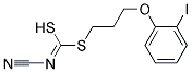 [2-(2-Iodophenoxy)ethyl]methyl-cyanocarbonimidodithioate Struktur