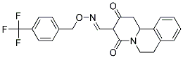 2,4-Dioxo-1,3,4,6,7,11b-hexahydro-2H-pyrido[2,1-a]isoquinoline-3-carbaldehyde o-(4-(trifluoromethyl)benzyl) oxime Struktur