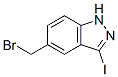 5-(bromomethyl)-3-iodo-1H-indazole Struktur