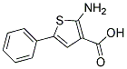 2-AMINO-5-PHENYL-THIOPHENE-3-CARBOXYLIC ACID Struktur